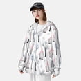 thumbnail image 3 of Gaeub Pink oldman Winter Forest Men's and Women's UPF 50+ Long-Sleeved Sun Protection Clothing, Fishing Shirt Long Sleeve Zip-X-Large, 3 of 7