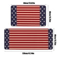 thumbnail image 3 of Qocolhg 4th of July Patriotic Kitchen Rugs Set of 2, American Themed Stars Kitchen Mats Decor, Summer Floor Door Mat Home Independence Memorial Day Decorations - 16x24 and 16x47 inch, Clearance, 3 of 6