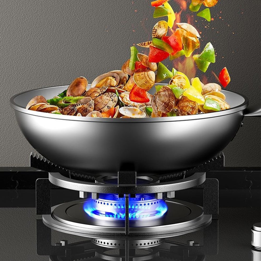 AFQH Non-Slip Cast Iron Gas Stove Bracket:Stable Support for Frying Pans or Milk Pans