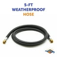 thumbnail image 2 of Flame King Thermo Rubber RV Slide Out Hose Assembly 60-Inch 3/8 Inch ID Female to Female, 2 of 6