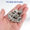 thumbnail image 4 of Uxcell Sliding t Nuts, Hammer Head Fastener Nut Thread t Slide Drop in Nuts for European Standard Aluminum Extrusion Profile M3, 4 of 7