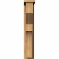 thumbnail image 2 of 5 1/2"W x 14"D x 30"H Monterey Smooth Corbel w/Backplate, Western Red Cedar, 2 of 9