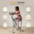 thumbnail image 2 of Squat Machine,  Capacity Glute Workout Equipment for Home, Full Body Exercise Rower with Adjustable Resistance, Foldable Glute Exercise Machine, 2 of 7