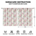 thumbnail image 2 of Printed Botanical Window Curtains 52x63 Inch Rod Pocket Blackout Drapes 2 Panels for Bedroom and Light Filtering, 2 of 2