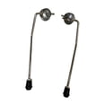 thumbnail image 2 of 2 piezas de soportes para pies de batería, soportes de metal para bombo, patas para accesorios de kit de batería, 2 of 9