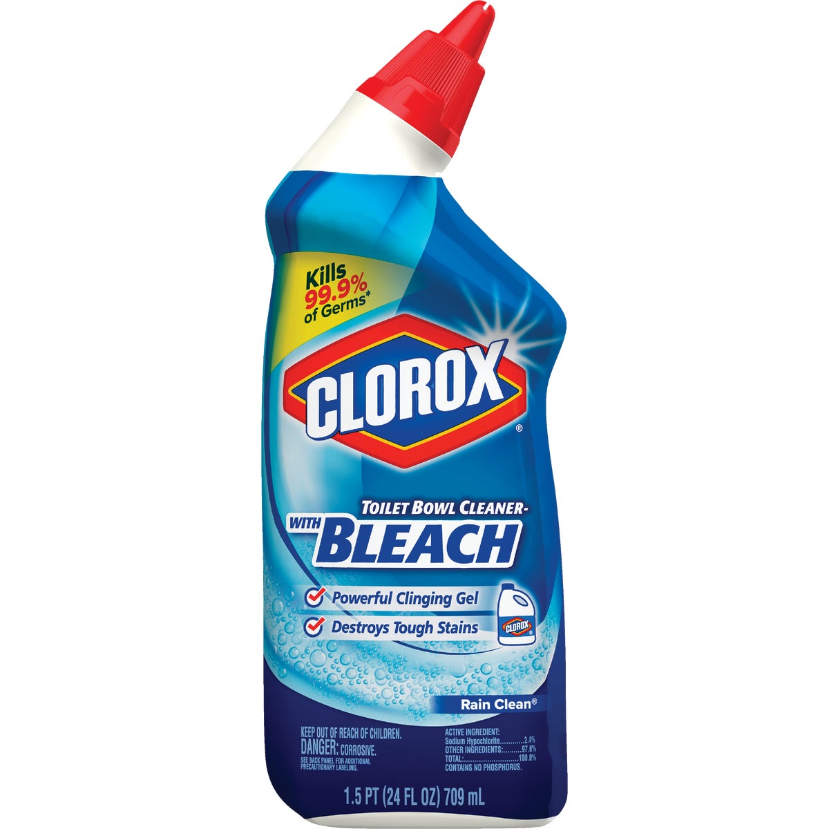 2 Pk, Clorox Toilet Bowl Cleaner - with Bleach 24 Fl. Oz