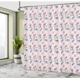 thumbnail image 5 of Ambesonne Floral Shower Curtain, Flowers on a Blush Backdrop, 69"Wx75"L, Blush Blue Grey, 5 of 5