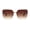 Brown, variant on Fashion Sunglasses for Men Women, Unisex Trendy Sun Glasses, UV Protection Retro Shades for Daily Wear, Orange, One Size
