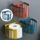 thumbnail image 3 of Portarrollos de papel higiénico, dispensador de toallitas y papel adhesivo decorativo para almacenamiento. azul, 3 of 9