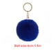 thumbnail image 5 of Llavero Flexible Portátil Monstrate Fuzzy Ball Azul oscuro 4cm, 5 of 6