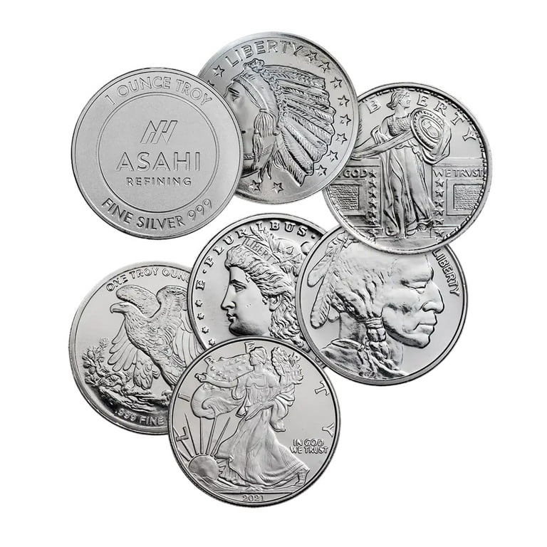銀塊 ドレイプトバスト 銀貨 Fine silver 1トロイオンス