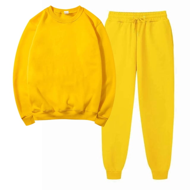 Puntoco Conjunto deportivo de pantalones deportivos informales con cuello redondo y sólido para mujer Puntoco Puntoco-3086