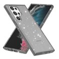 thumbnail image 2 of Funda para teléfono inteligente con purpurina en polvo para Samsung Galaxy S23 Ultra, borde de TPU + cubierta trasera de PC compatible con conexión inalámbrica -9365160146748 Estilo B Samsung Galaxy S, 2 of 5