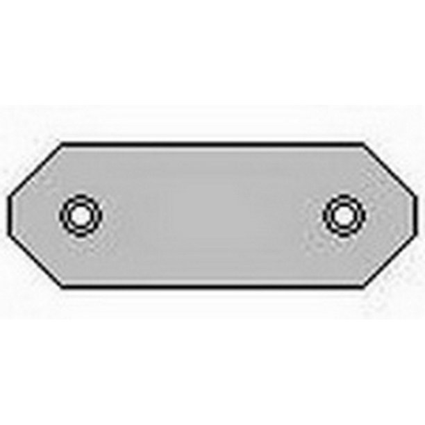 IEC WS00900 Stainless Steel DB09 Blank Insert Wall Plate