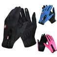 thumbnail image 3 of TELOLY Winter Gloves,Insulated Gloves Work Gloves,Cold Weather Protection Soft Fit Snow Gloves,S,Black, 3 of 7