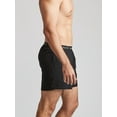 thumbnail image 3 of Bolter Men's 5-Pack Cotton Stretch Boxers Shorts (Medium, Black), 3 of 5