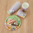 thumbnail image 4 of Easter Disposable Tableware Bunny Egg Letter Print Dishes Paper Cups Forks Spring Party Supplies, 4 of 7
