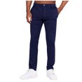 thumbnail image 2 of JTieacloth Men's Casual Solid Color Elastic Casual Business Pants Fashion Pants Men's Pants Cargo Pants for Men Blue, 2 of 7