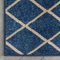 thumbnail image 4 of Well Woven Baldwin Aiden Modern Moroccan Blue Gold Soft 5'3" x 7'3" Area Rug, 4 of 7