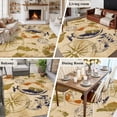 thumbnail image 5 of Large Area Rugs for Living Room Bedroom, Vintage Globe 6'x9' Rug Washable Carpet Runner Indoor Outdoor, Abstract Travel Adventure Compass Non Slip Floor Mats Rug for Kitchen, Playroom, 5 of 8