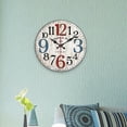 thumbnail image 2 of Wood Wall Clock 12inch Decorative Clocks for Bedroom Living Room Home D, 2 of 7