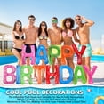 thumbnail image 4 of Globos flotantes con letras para piscina con forma de feliz cumpleaños, 20 pulgadas, 4 of 6