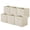 Beige, variant on NTGFU 6 Pack Beige Collapsible Cube Storage Bins, Fabric Storage Cubes Basket Organizer Bins with Handles for Closet(10.5" X 10.5")