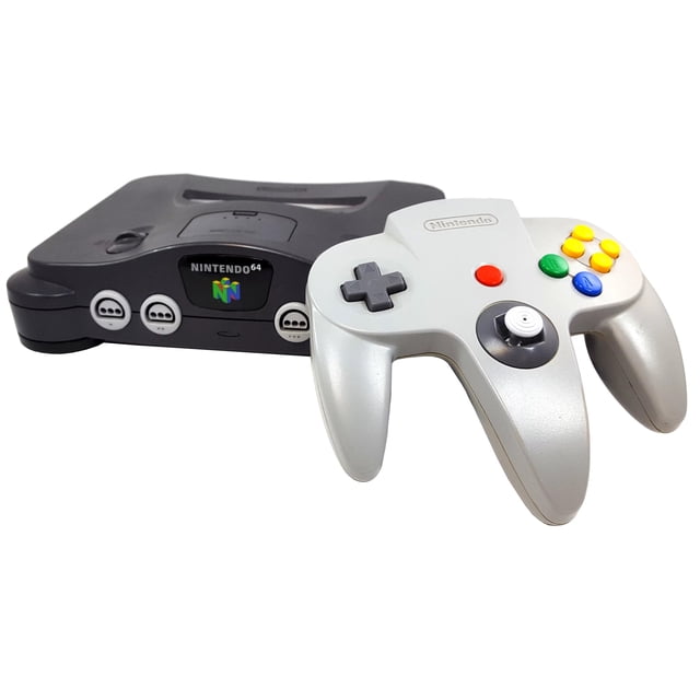 Consola de videojuegos Nintendo 64 N64 con mando y cables