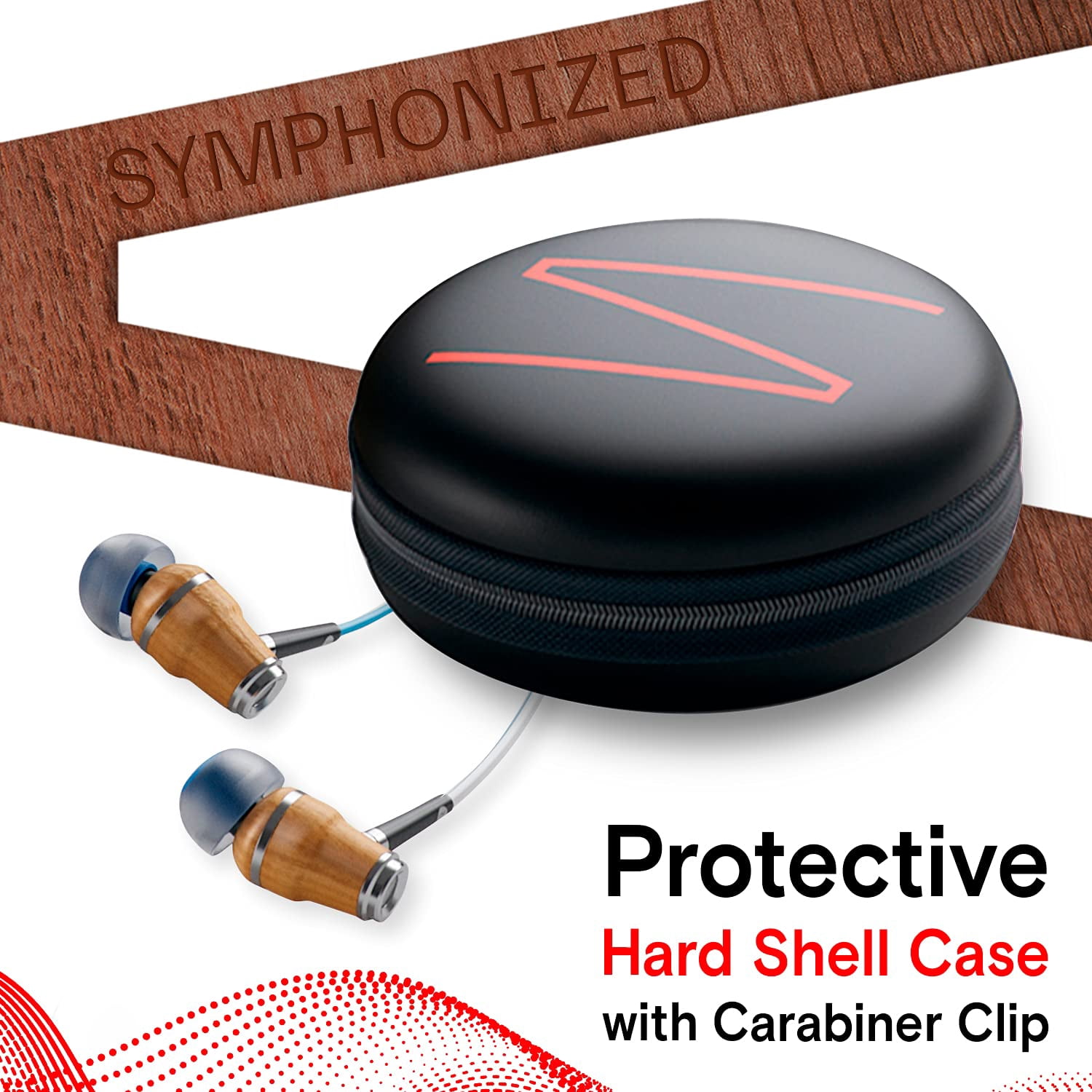 Symphonized Wired Earbuds with Microphone 3.5mm - Noise Isolating Headphones with Wire, Earphones Wired, Headphones with Microphone for Computer, Ear Phones Android Electronics Wired