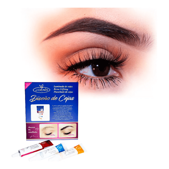 Kit Planchado Cejas J Denis Profesional Laminado Xtellar multicolor