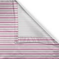 thumbnail image 4 of Ambesonne Geometric Valance Pack of 2, Modern Striped Art, 54"X12", White Pink Grey, 4 of 5