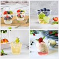 thumbnail image 6 of MY 100 Pack 9 oz Clear Plastic Cups, Sturdy & Food Safe Disposable Plastic Cups for Wine Cocktail Punch, 6 of 7