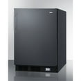 thumbnail image 4 of Built-in undercounter ADA compliant break room refrigerator-freezer in black with NIST calibrated thermometer and alarm, 4 of 4