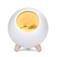 thumbnail image 1 of pequeña luz de noche Lámpara de ambiente para casa de mascotas para gatos Luz de noche LED Luz de noche para casa de mascotas para gatos pequeños y lindos Luz de ambiente de atenuación continua tácti Irfora pequeña luz de noche, 1 of 7