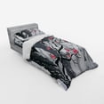 thumbnail image 3 of Ambesonne Winter Bedding Set 4 Pcs, City Park Snow Cold, Queen, Grey Coral, 3 of 3