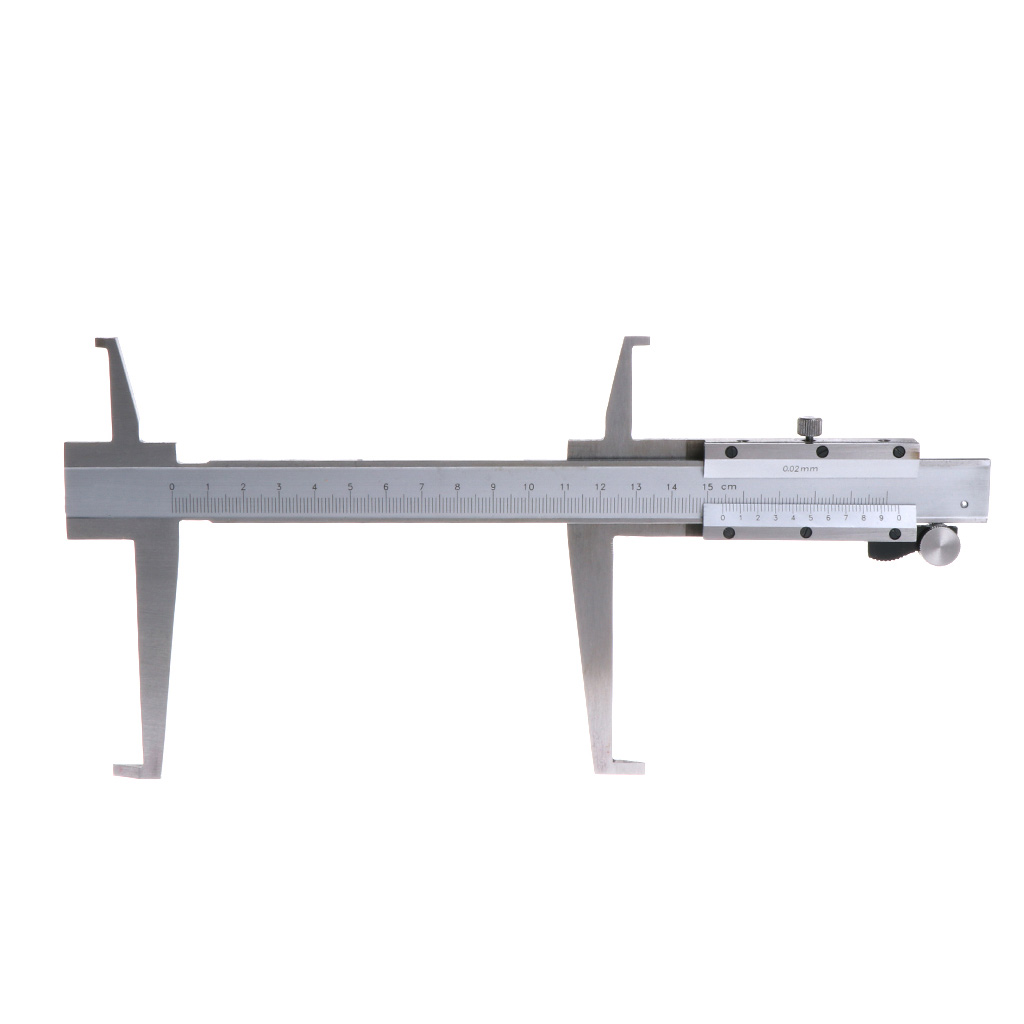 Yokua 150mm/0.02 Stainless Steel Inner Calipers 2 Claw U1JB Caliper Measuring Tool