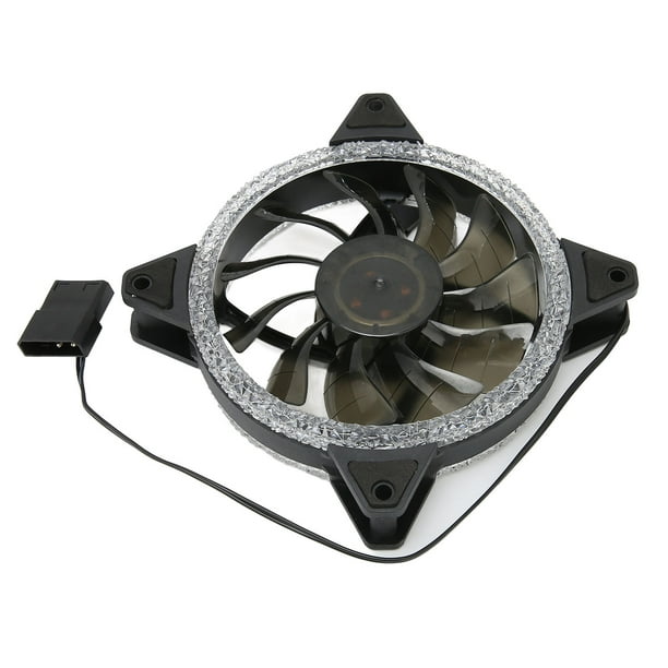 Boîtier De Ventilateur Pour Châssis D'ordinateur PC LED 15 LumiÈRes  Ventilateur De Refroidissement De Radiateur