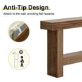 thumbnail image 6 of Tarnorci Wooden Console Table,  Behind the Couch, Farmhouse Entryway Table for Hallway, Living Room, Brown, 6 of 11