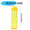 thumbnail image 2 of Water Bottle Outdoor Cup with Chug Lids,10.75 Inches Portable Drinkware Plastic Sports Bottle,Lightweight Leakproof Sports Bottle for Gym Travel Office and Daily Use,Yellow-1Pc, 2 of 5