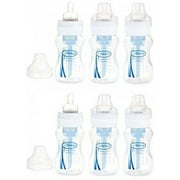 Dr. Browns Polypropylene Natural Flow Wide Neck Bottle - 8 Oz - 6 Count