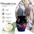 thumbnail image 5 of Dragonfly Neon Flight Insect Small Keepsake Cremation Urns For Ashes - Burial Urns For Adult Human Ashes - Memorial Urns And Keepsakes For Ashes - Urn For Ashes For Women(Size -3inch,1Pcs), 5 of 5