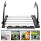 thumbnail image 2 of Clothes Drying Rack Balcony Railings Folding Towel Rack Retractable Laundry Rack, 2 of 4
