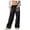 Black, variant on Women's Casual Sweatpants, High Waist Loose Fit Lounge Pants with Drawstring and Pockets, Soft Comfortable Full Length Athletic Pants for Daily Wear and Exercise