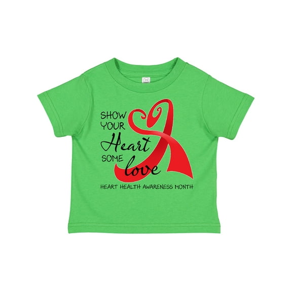 Inktastic Show Your Heart Some Love- Heart Health Awareness Month Boys or Girls Toddler T-Shirt