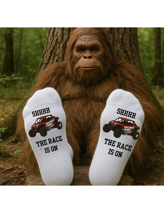 Off Road Racing, Side By Side, Taylored Family Adrenaline Socks Built for the Ones Who Live Full Throttle