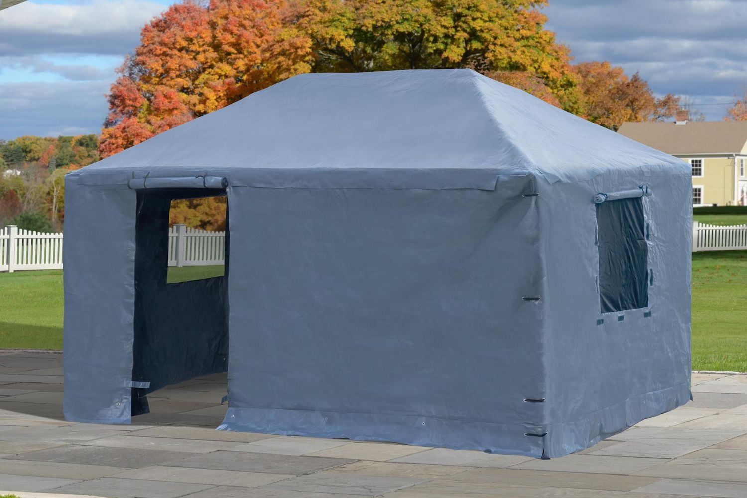 Sojag Grey Winter Cover for Gazebos, 12 ft. x 20 ft.