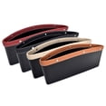 thumbnail image 4 of Car Console Gap Filler Side Leather Organizer Pocket Four Colors Optional, 4 of 4