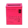 thumbnail image 1 of simhoa Drop Box Large Capacity Decorative Newspaper Holder Box for Yard Gate Garden rose red, 1 of 8