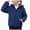 A5-Navy, variant on Ccpelsie Girls Fashion Zip Up Hoodies Kids Cute Sweatshirts Teen Trendy Casual Coat for Fall Winter(Navy,9-10 Years)