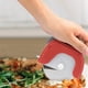thumbnail image 5 of Pizza de pizza de acero inoxidable CHOPPER Reutilizable Pastel Slicer Blanco Blanco Herramienta de corte Cocina Panadería Bakery Restaurantes Chef Regalos Red Irene Inevent HA047873-01B, 5 of 7